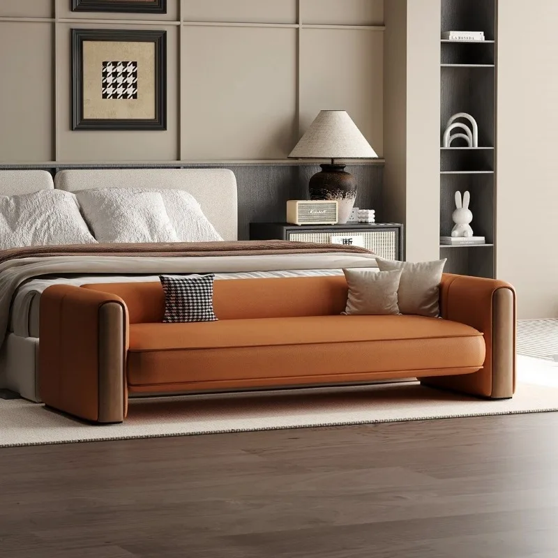 Simple light luxury bedside stool bedside small sofa, shoe changing stool room bedroom balcony small sofa