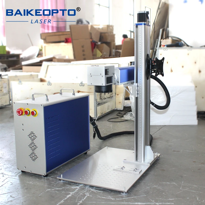 

Quick Marking 50W 60W 100W Stainless Steel Color Laser Marking Machine 3d Metal Plate Deep Engraving Fiber Laser Machine