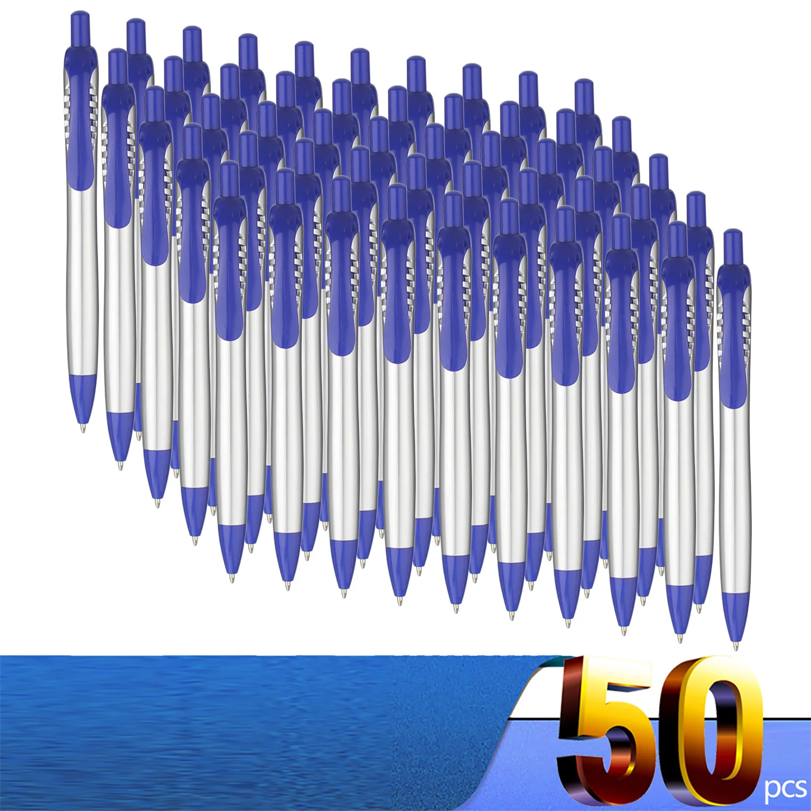 

Customize Wholesale Ballpoint Pen Personalized Promotional Ball Pen Advertise Logo Engrave Gift Pens Party Giveaway Silver Color