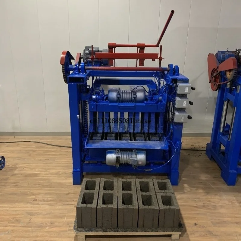 Small Concrete Block Molding Machine Two Phase Power For Spacer Hexagonal Grass Planting And Special Shaped Brick Production