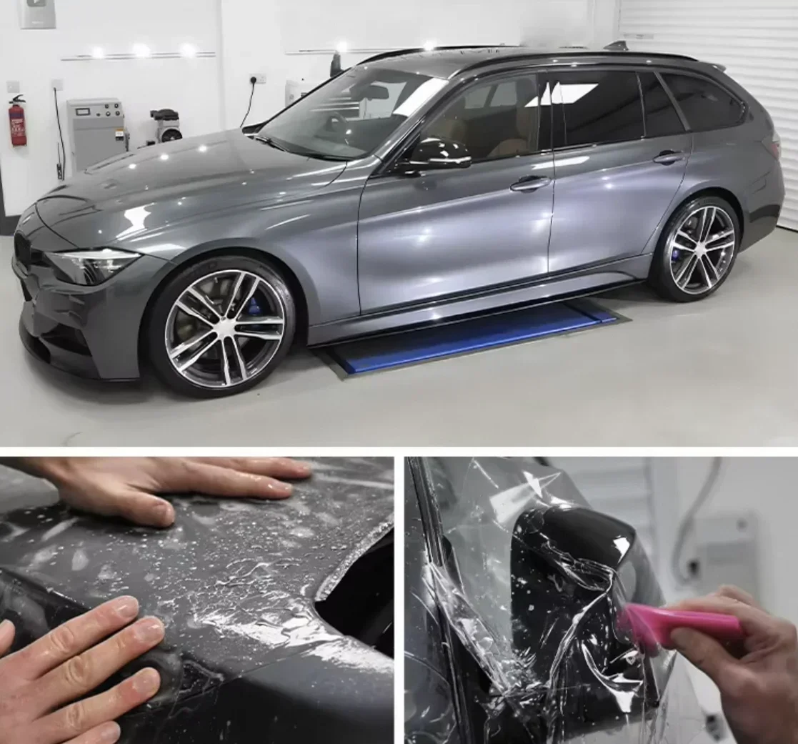 2025年ヌルブルヒルム格安フルボディPPF TPU塗装保護ステッカークリアブラ光沢車塗装保護フィルム