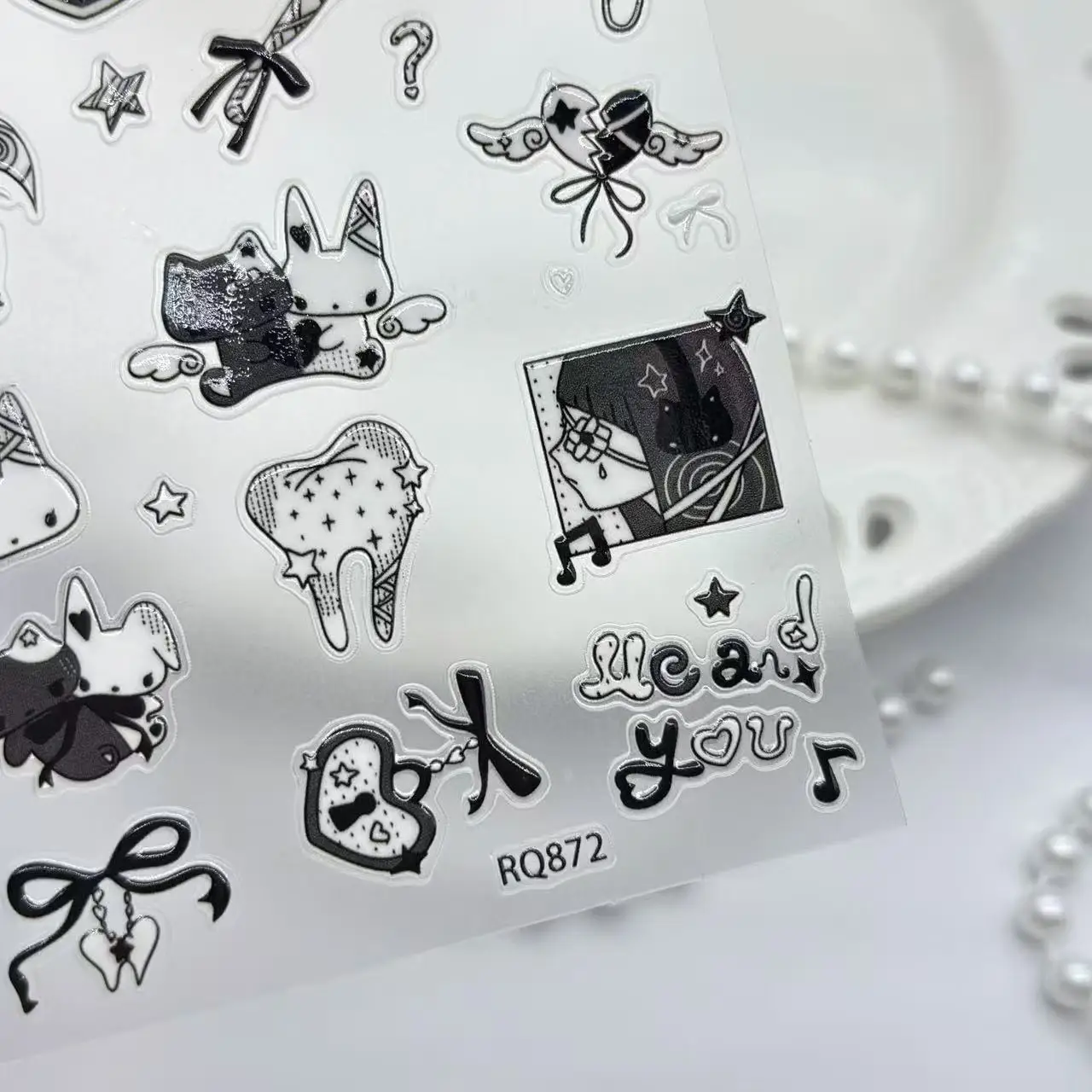 Ins-style Stickers Featuring Angel Rabbit Kitten Puppy Planner Cute Collage Decoration DIY Picture Book Soft and Cute Girly Gift