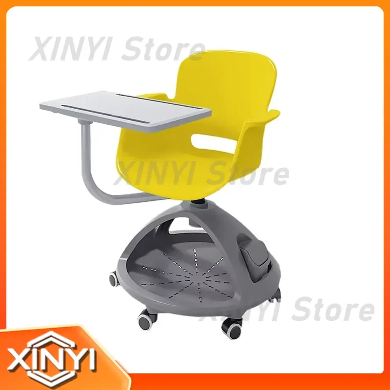 for Meeting Room Plastic Table Board with Writing Surface Office Chair Integrated Table and Chair Student Desk for Conference
