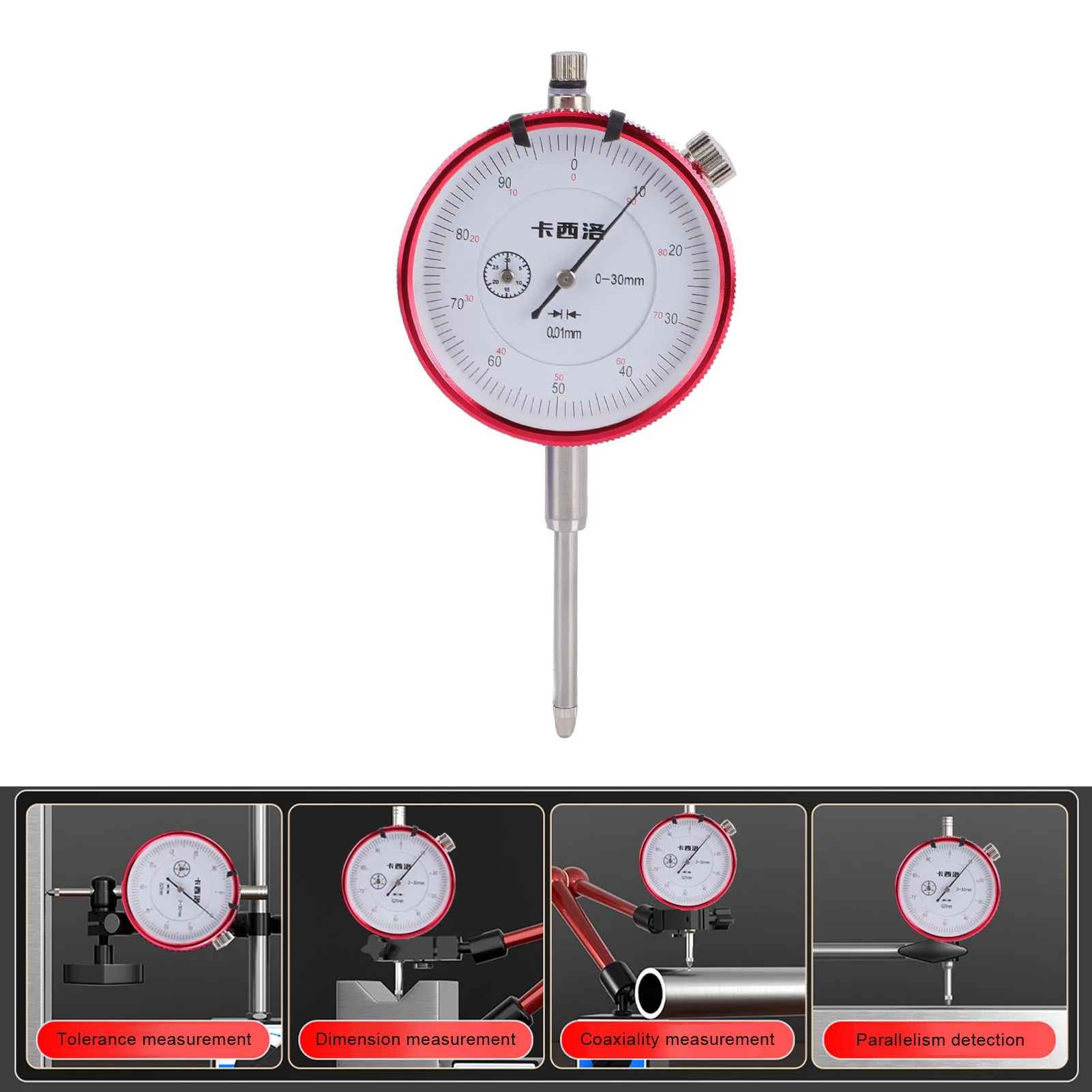 Indicator  Indicator Industrial Accurate  Gage 0-30mm Measuring Range 0.01mm Resolution Industrial  Indicator