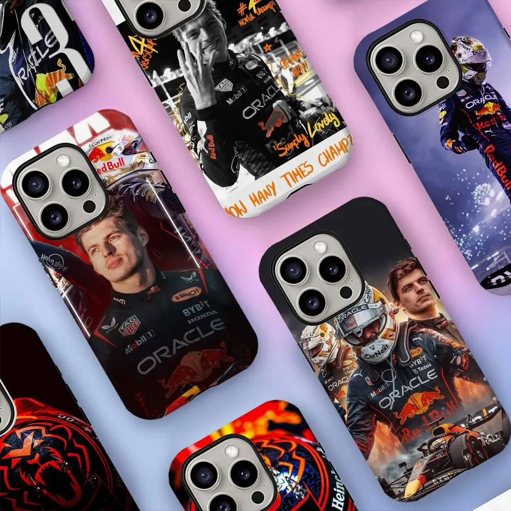 Casco 2025 Austria belga Zandvoort Grand Prix v-Verstappen funda de teléfono película Shell para IPhone 16 15 14 13 12 11 Pro Max Plus