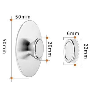 1 PC tragbarer neuer Magnetseifenstütze 2,2*0,6 cm Spender Edelstahl Küchenbad an der Wand befestigt 8 Hauptverkäufe rostfreie Wandseife - №8