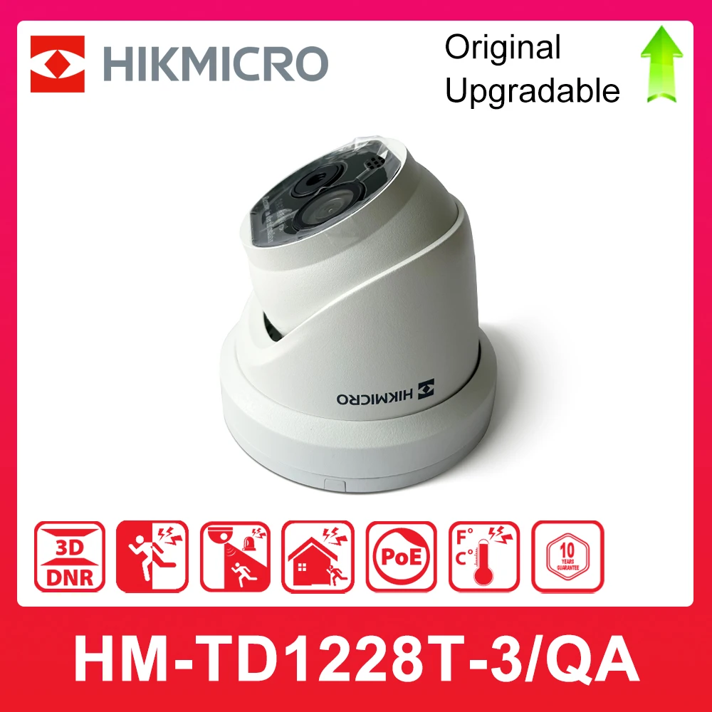 

HIKMICRO HM-TD1228T-3/QA Replace DS-2TD1228T-3/QA Bi-spectrum Thermography Network Turret Camera Smoking detection Algorithm