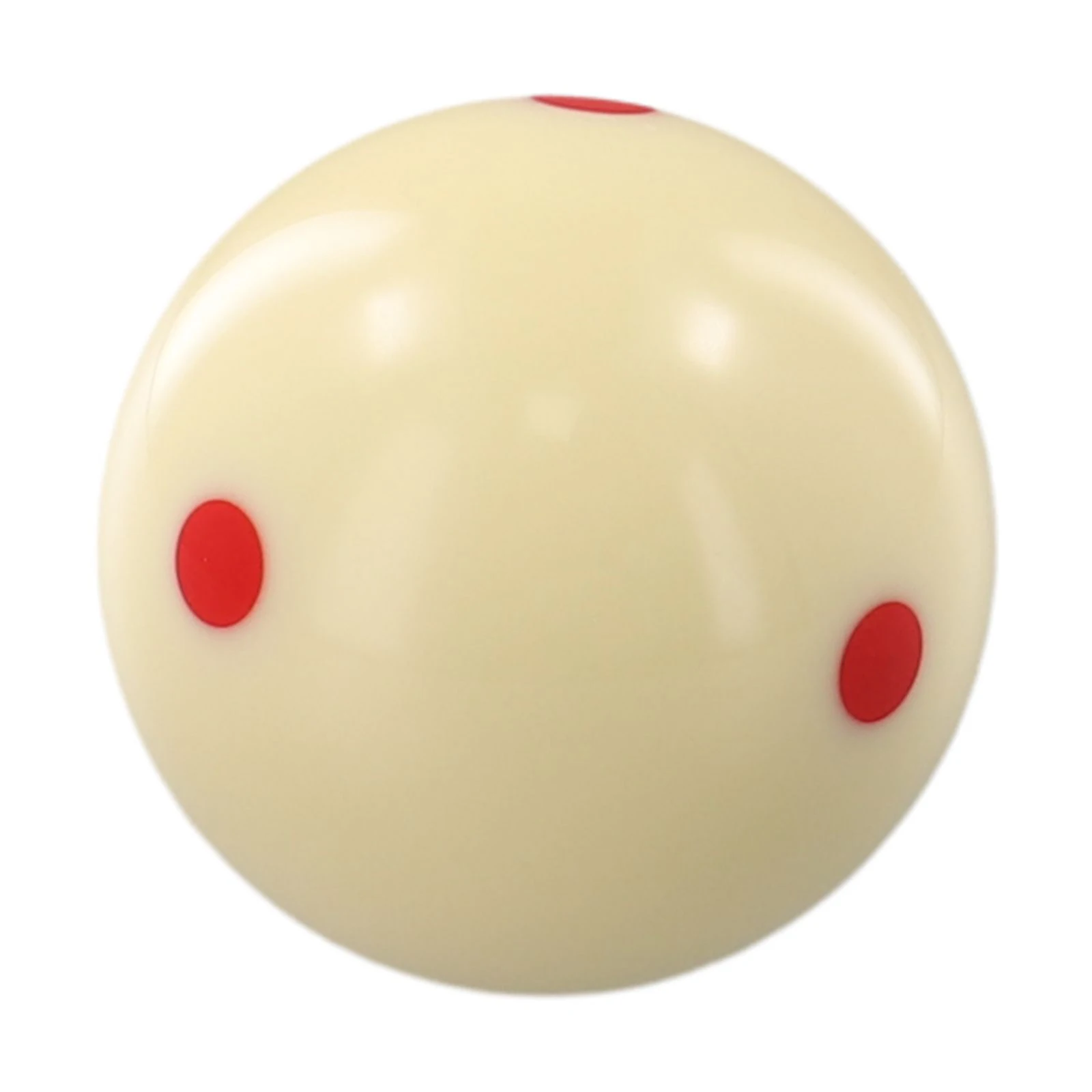 

Roundness Hardness Cue Ball Measle Pool-Billiard Practice Resin 5.72cm 2 1/4” Red 6 Dot Spot Training High Quality