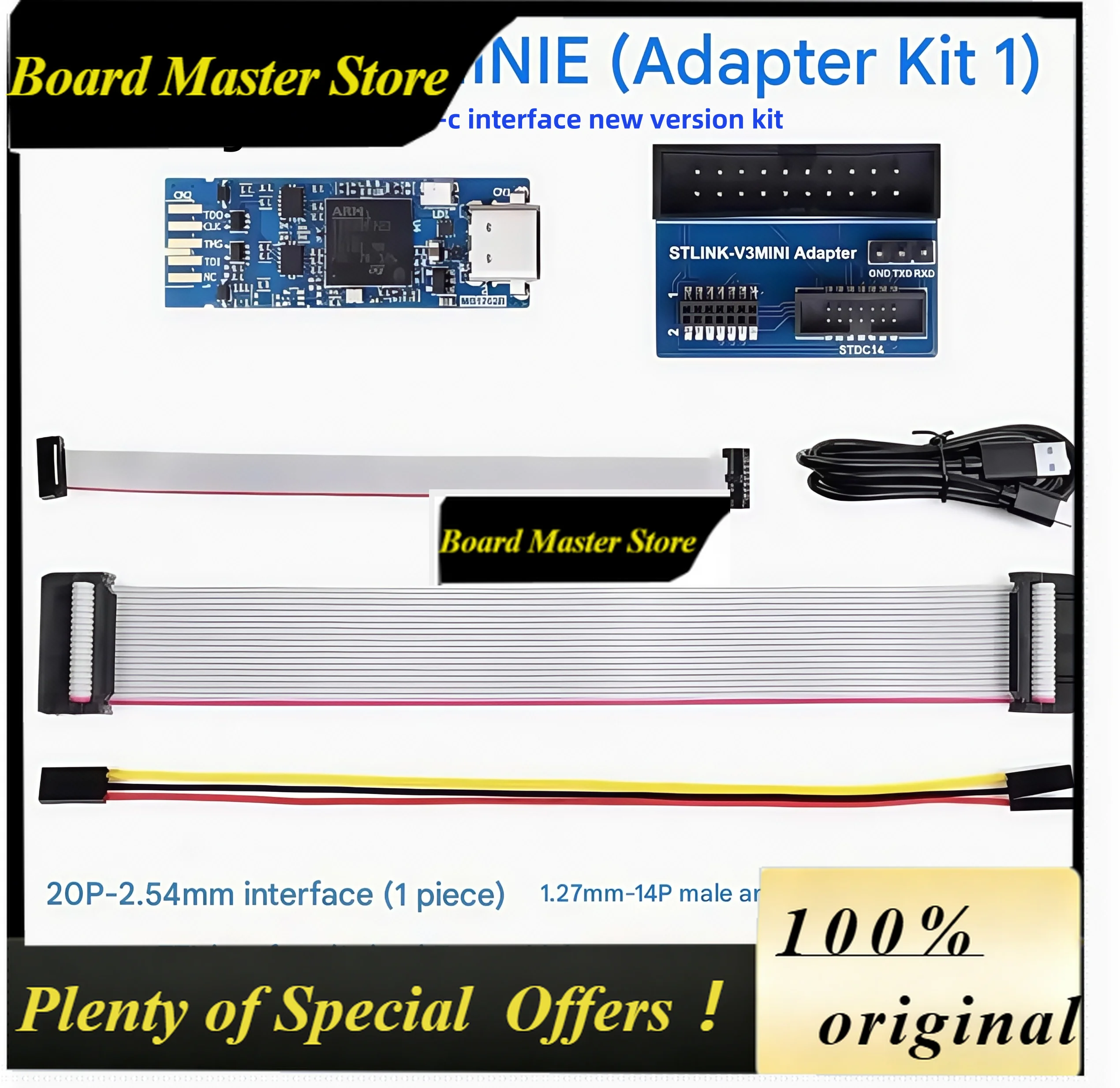 BoMaSSTLINK-V3MINIE Simulator Downloader STM32 Mini Probe Online Debugger Programming STLINK-V3SET STLINK-V3PWR STLINK-V3MINI Ad