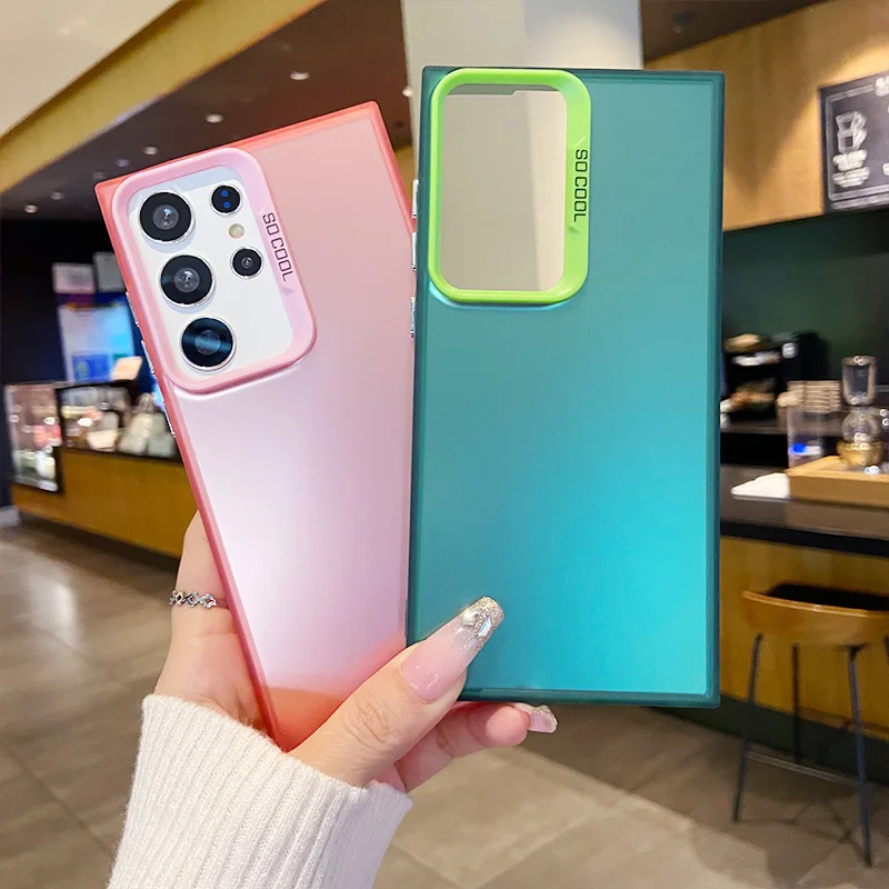 حافظة لهاتف سامسونج S25 Ultra S24 S23 Plus A26 A36 A56 غطاء حماية ناعم مقاوم للصدمات