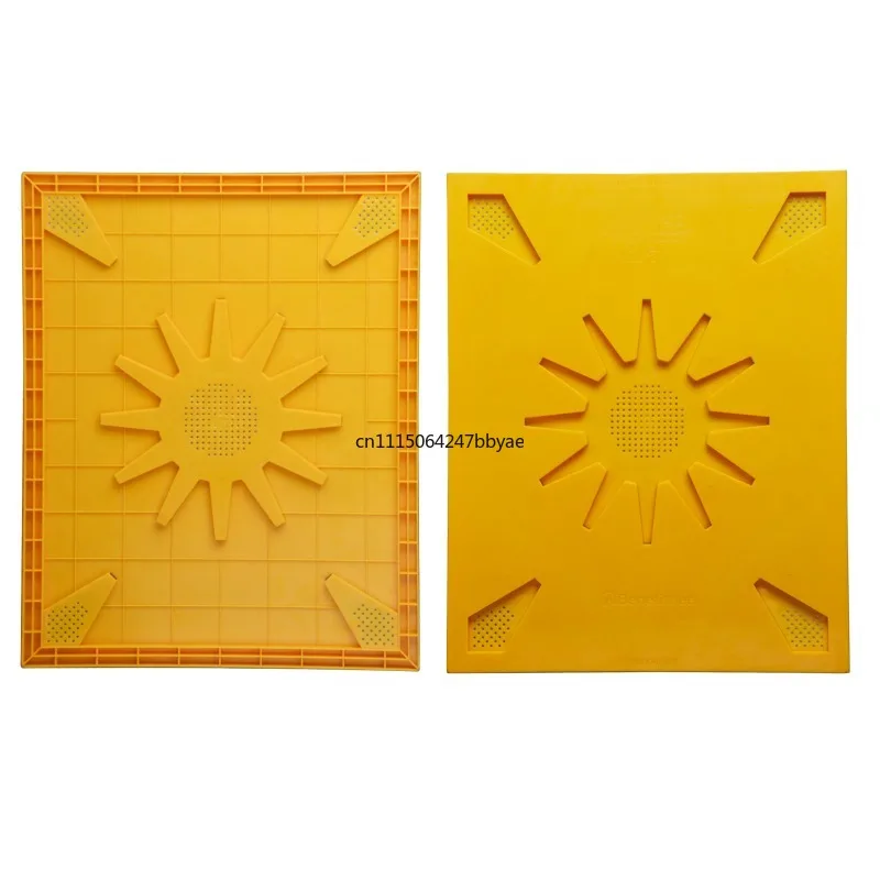 Beekeeping tools, Italian bee plastic king board, yellow arc hole, bee queen isolation board, beehive king controller