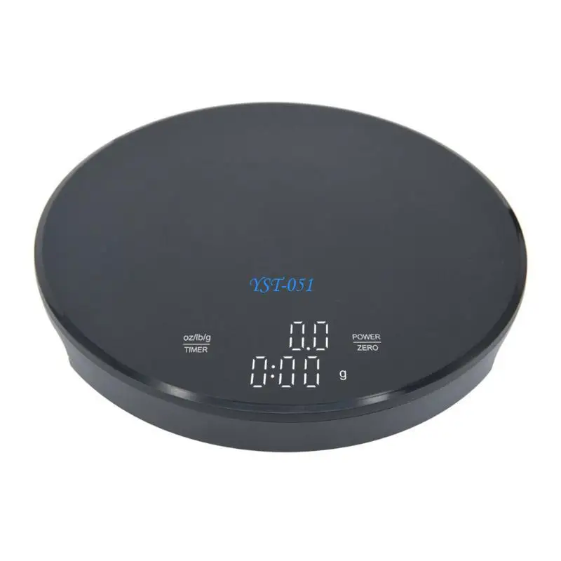 

E15A Coffee Kitchen Scale Timers Scale 3kg/0.1g Digital Weight Scale Women Gift
