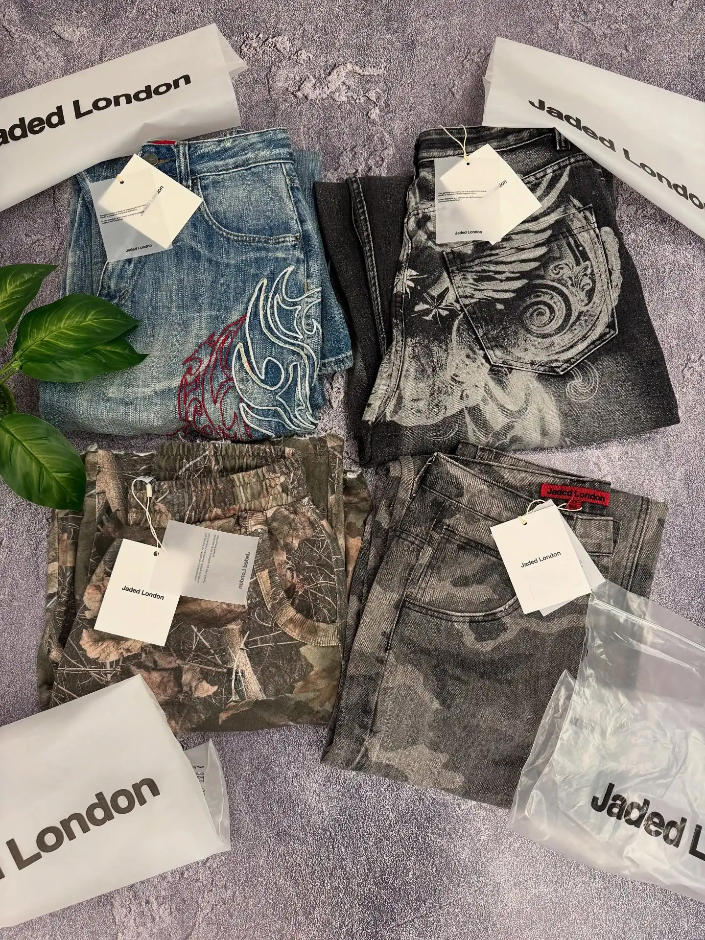 

Y2K American New Pattern Embroidery Baggy Jeans Men High Streetwear Vintage Hip Hop Fashion Casual Joker Couple Wide-leg Pants