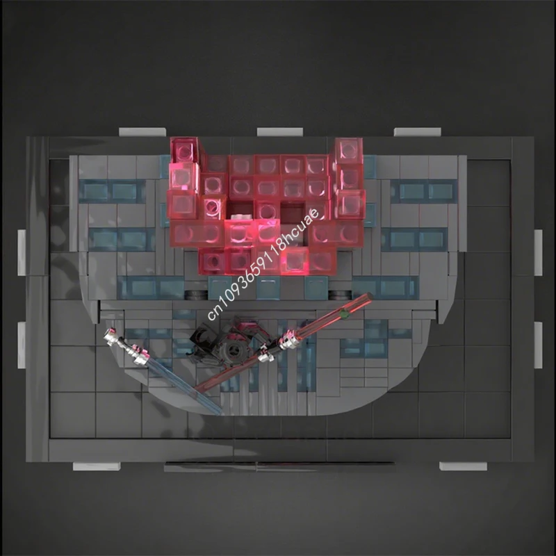 

440 шт. MOC Duel the Fates Diorama Collection Episode Star Battle UCS Модель Строительные блоки игрушки Рождественские подарки