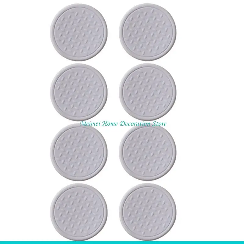 H7BF Floors Protector Thicken Silicone Pads Household Furniture Pads Chair Feet Mat
