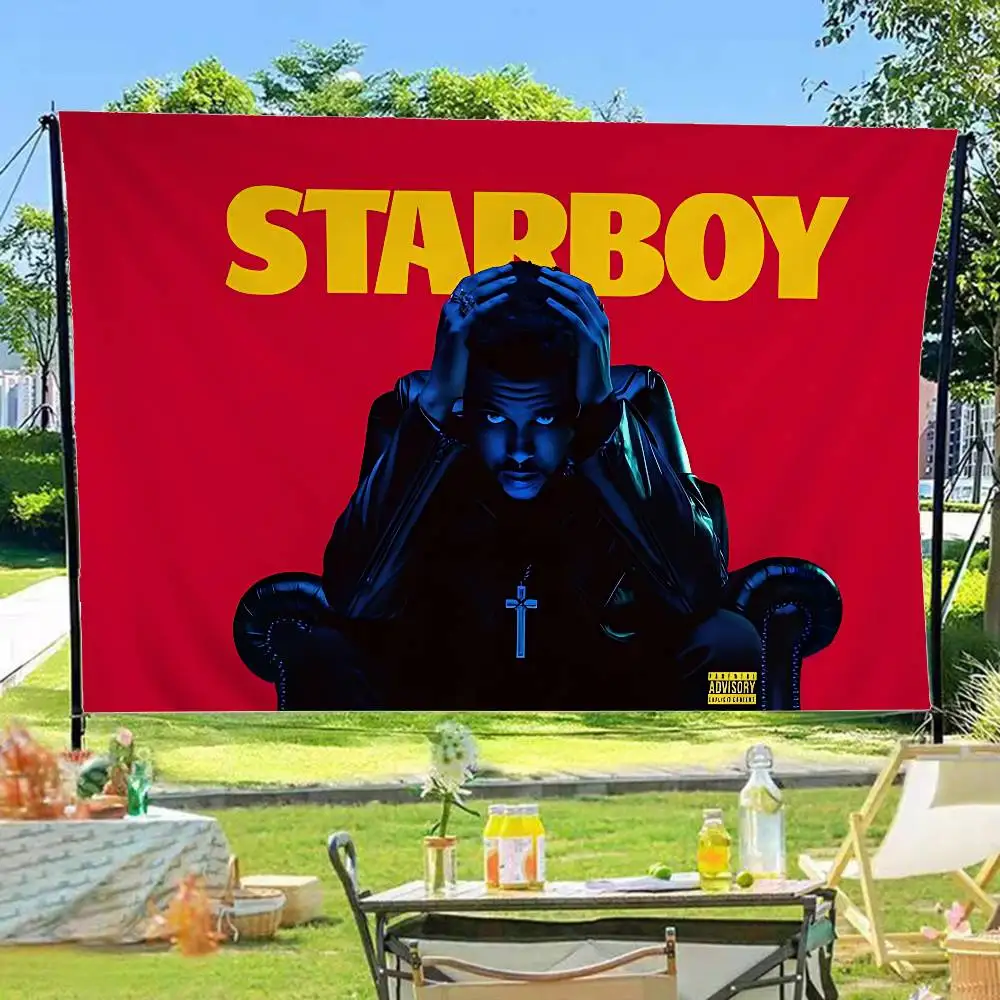 Funny Singer The Weekends Large Size Shop Art Promotion Advertising Booth Flag Hanging Banners
