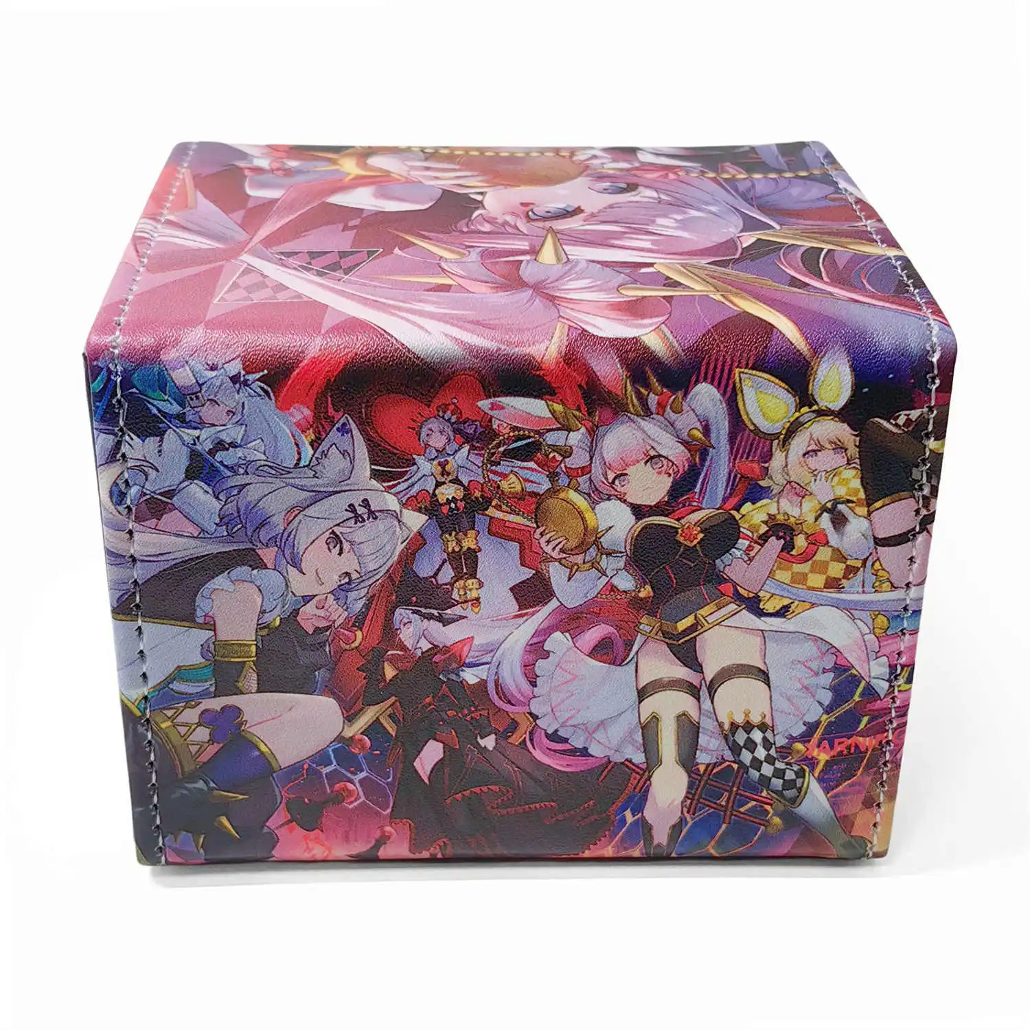 Yu-Gi-Oh! MALICEP White Rabbit Card Storage Box WS PTCG Collection Card Pu Leather Magnetic Attraction Protective Box Anime Gift