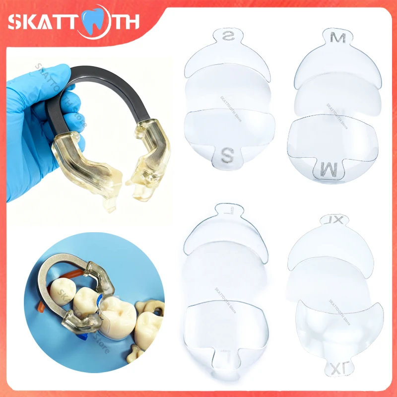 Dental Clear Matrix Bands NITI Elastic Clear Tip Clamp Ring Sectional Matrix System Polyester Transparent Matrices Clip Dentist