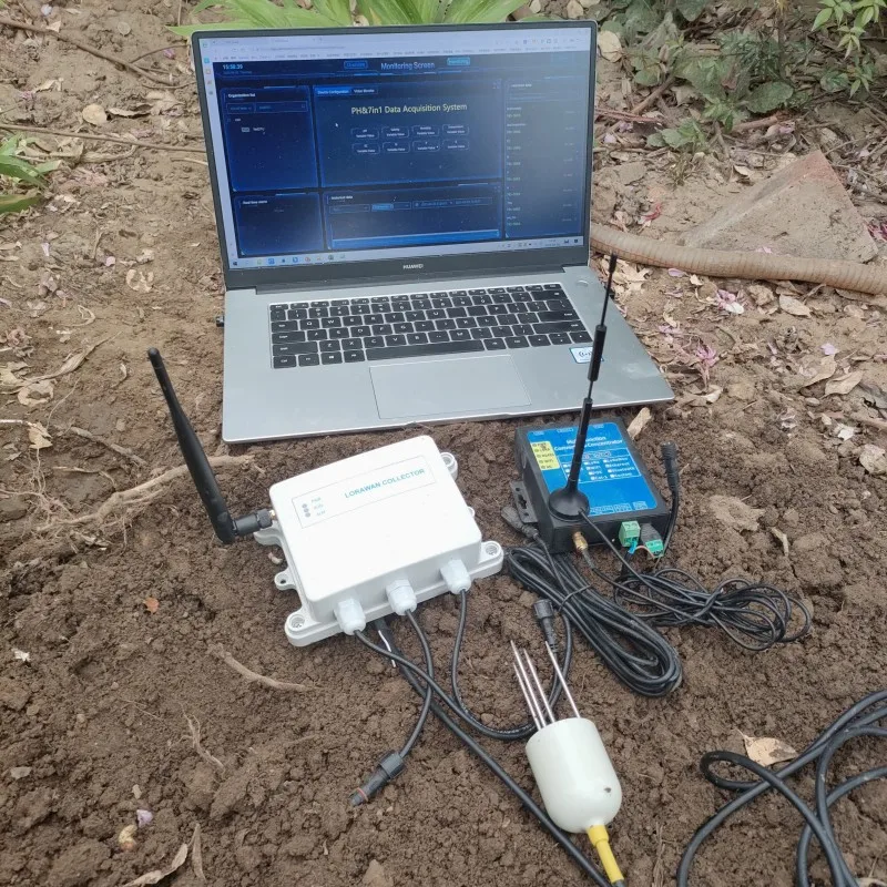 SERVER SOFTWARE LORA LORAWAN WIFI 4G GPRS RS485 MODULE SOIL TEMPERATURE AND HUMIDITY METER