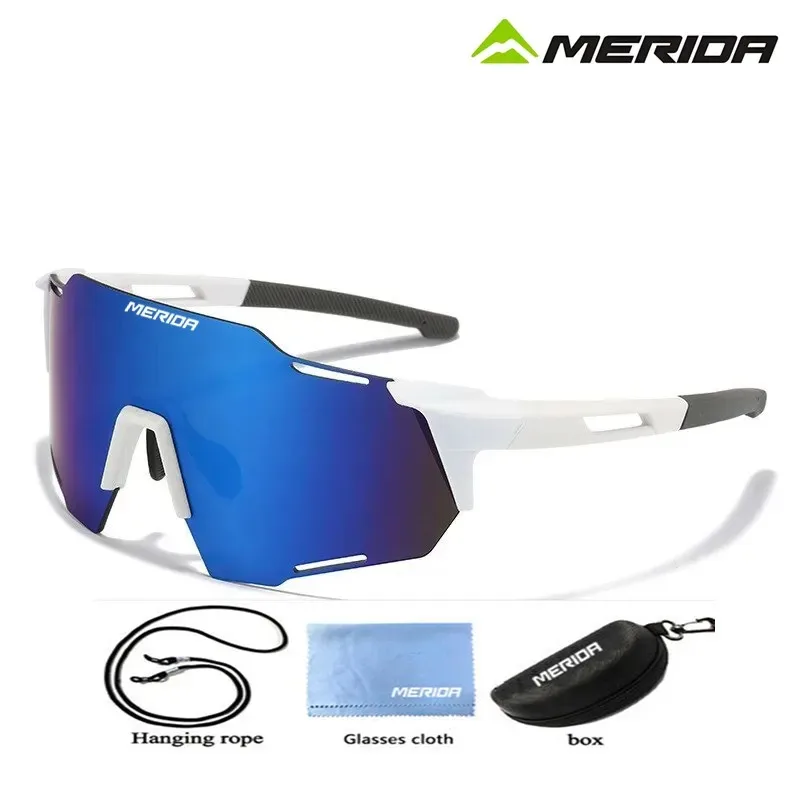 نظارات شمسية MERIDA.Unisex UV400 مناسبة للجري والمشي لمسافات طويلة ونظارات الدراجات بتصميم مقاوم للرياح والنظارات الخارجية