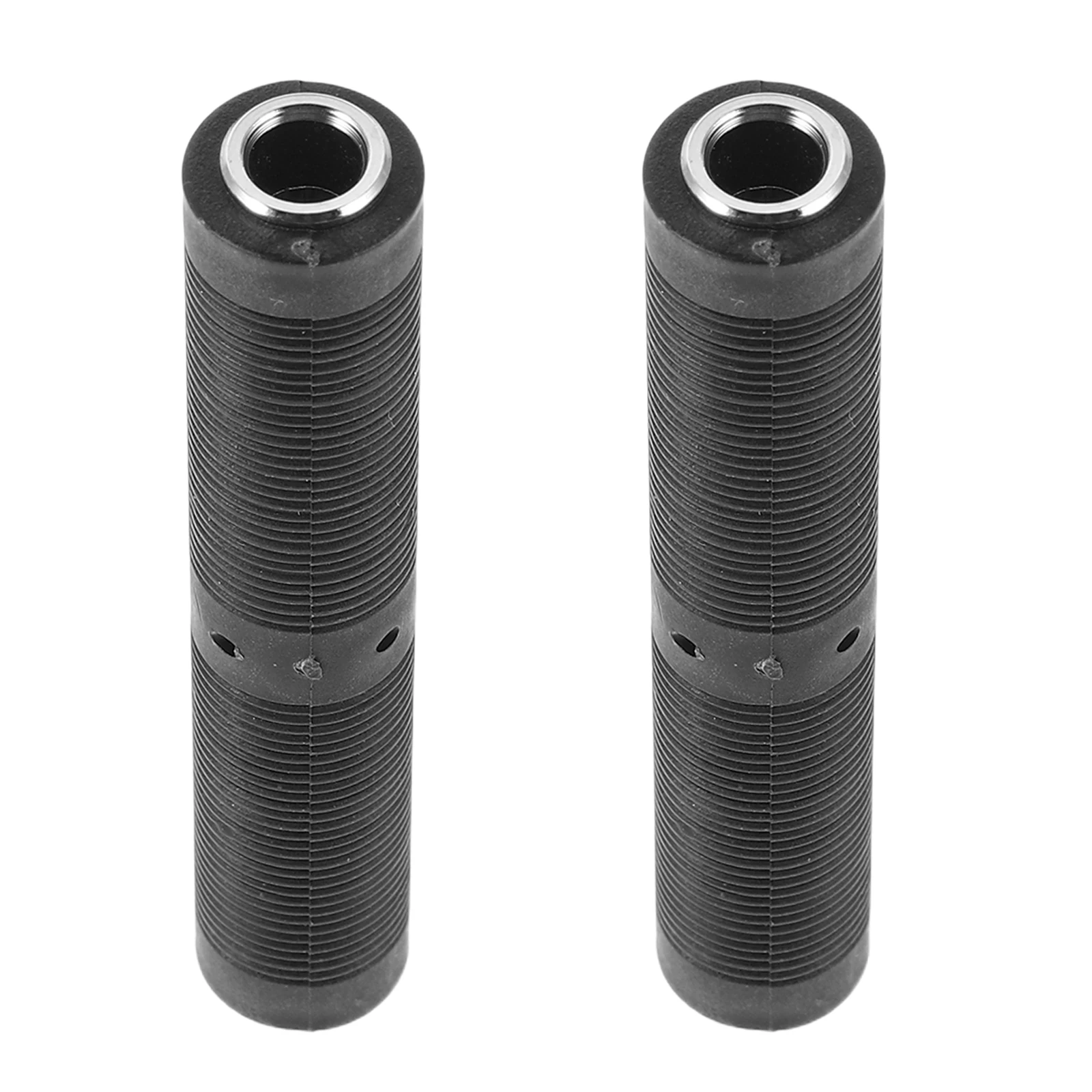 

2Pcs Stereo Jack Adapter Female to 6.35mm Audio Connector Joiner for Microphone Headphone Speaker Cable Extension