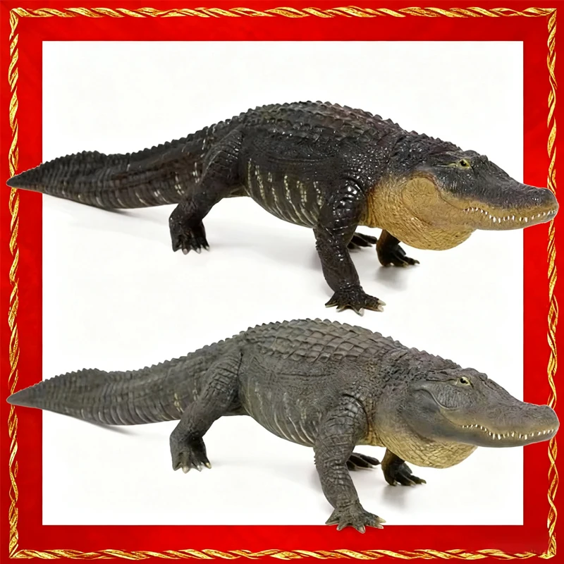 

In Stock 1:6 62cm American Alligator Model Modern Reptiles Animal Model Collectible Ornaments Festival Gift Birthday Gift