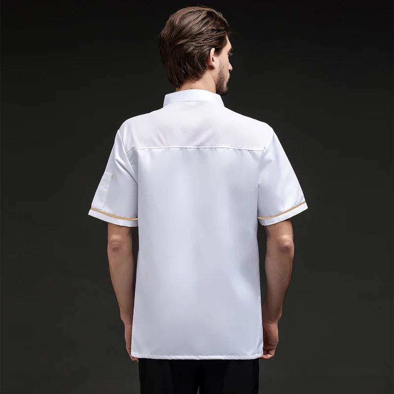 여름 요리사 유니폼 주방 재킷 음식 서비스 요리 셔츠 레스토랑 요리 의류 베이커리 카페 웨이터 웨이트리스 작업복