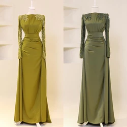 CustomizedJiayigong  Prom S Sequined Beach A-line O-Neck Bespoke Occasion Gown Long Dresses