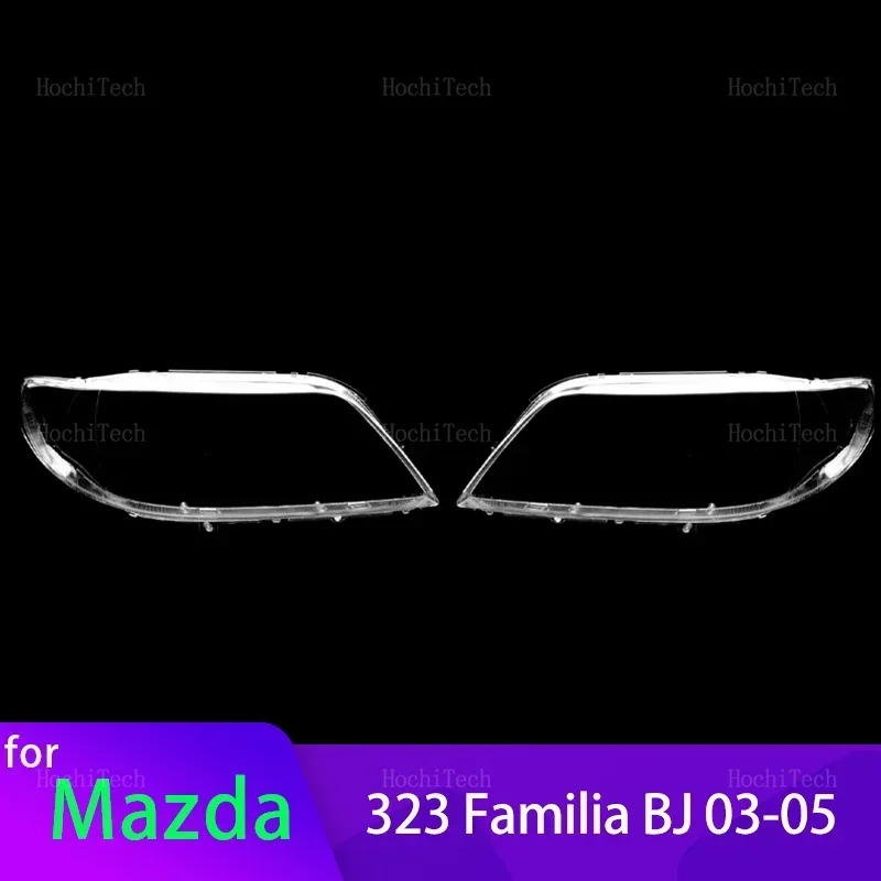 

Headlight Lampshade Transparent Lens Headlamp Housing Cover Lens Light Protection for Mazda 323 Familia BJ 2003 2004 2005