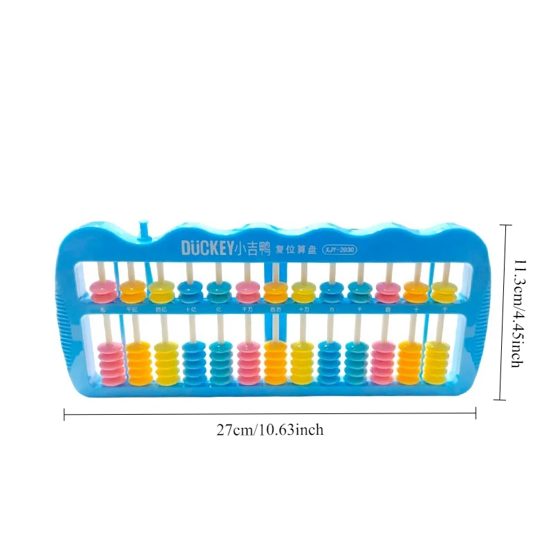 Picture 7: Abacus Educational Toys 1pcs Children Learning Math Arithmetic Calculation Tools Abacus 7 Beads 13 Rows Kid Chinese Traditional