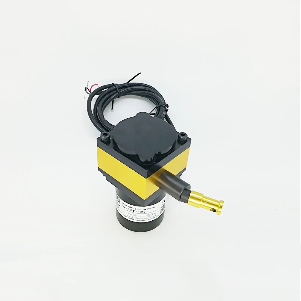 CWP-S500 500mm Range Displacement Sensor 12Vdc 24Vdc Potentiometer Draw Wire Analog signal 4-20mA 0-10V 0-5V 0-5Kohms 0-10Kohms
