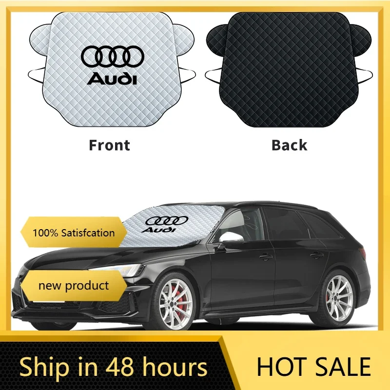 

Защитный чехол от снега и льда для лобового и заднего стекол автомобиля, солнцезащитный козырек для Audi A3 A4 A5 A6 A7 A8 S3 S4 S5 S6 S7 Q3 Q5