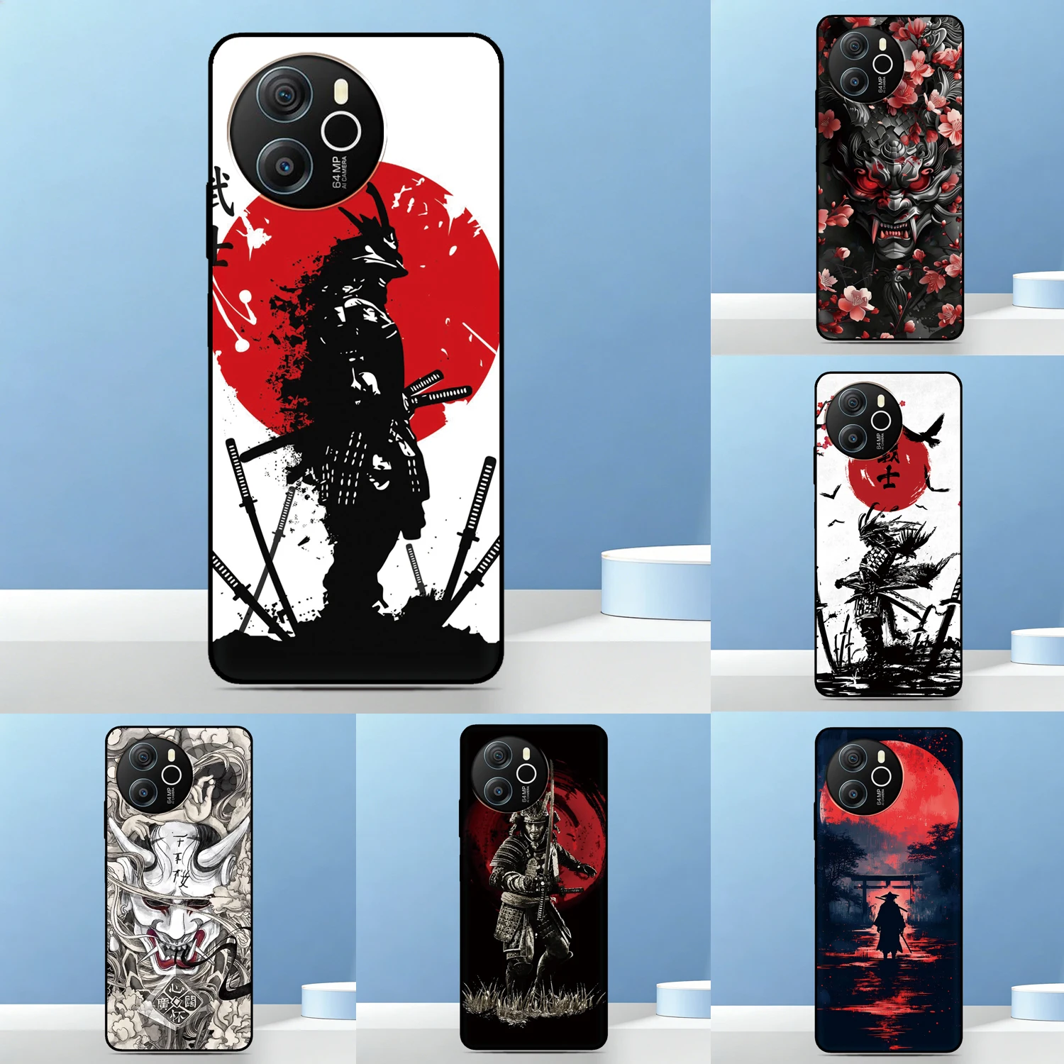 Hero Japan Samurai Phone Case For Ulefone Note 20 19 18 Ultra 10 12 13 14 15 16 17 Pro 13P 12P 11P 10P Custom Picture Back Cover