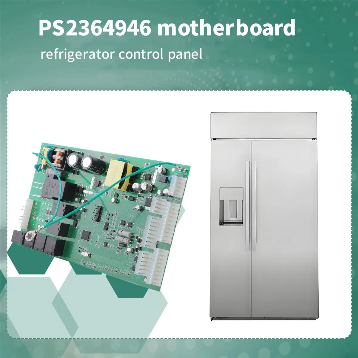 zzzzi NUEVA Placa de Control Principal WR55X10942 para Refrigerador GE PS2364946 AP443621 WR55X10942P