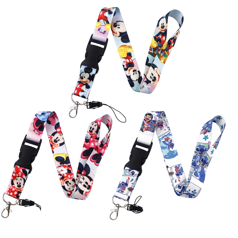 Cute Lanyard Credit Card ID Badge Holder Key Ring Bag Card Cover Keychain Fashion Phone Charm New Accessories