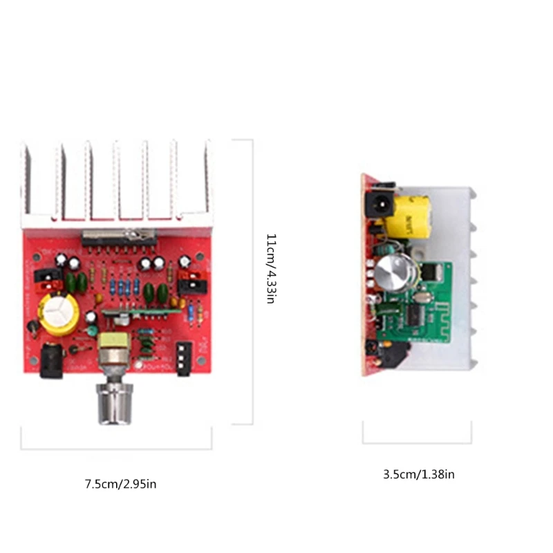 وحدة صوت لمكبرات الصوت المتوافقة مع البلوتوث 2 × 33 وات، رقاقة طاقة HA13135