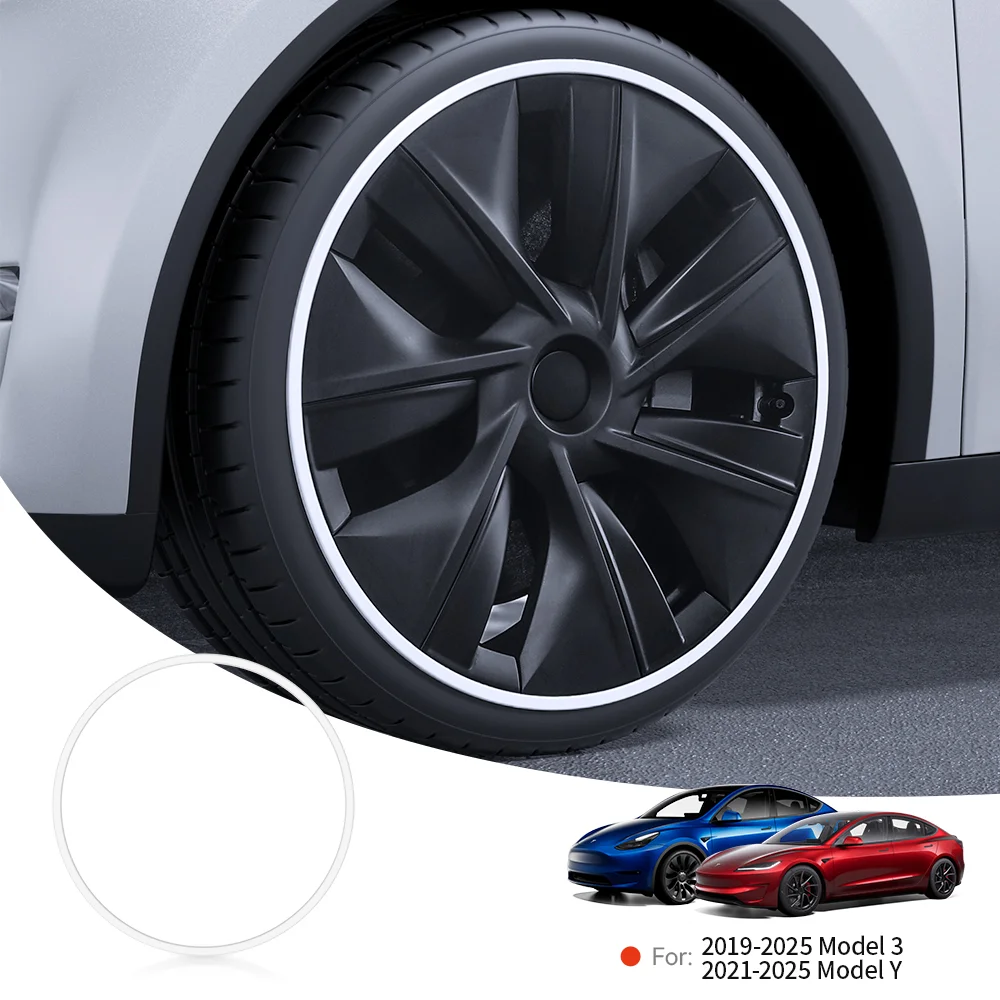 

YZ For Tesla Model 3 Y 2019-2025 Highland Juniper 19/20 inch Hight Performance Replacement Wheel Hub Protection Ring Rim Cover