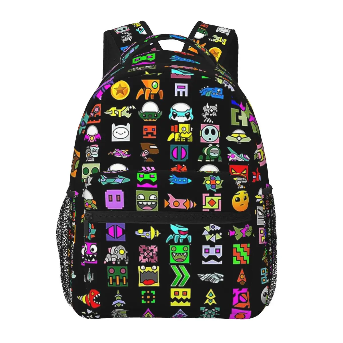 

Geometry Dash Backpack Hot Sale Daypack Large Capacity Kids BookBag School Bag Shoulder Bags for Men Women
