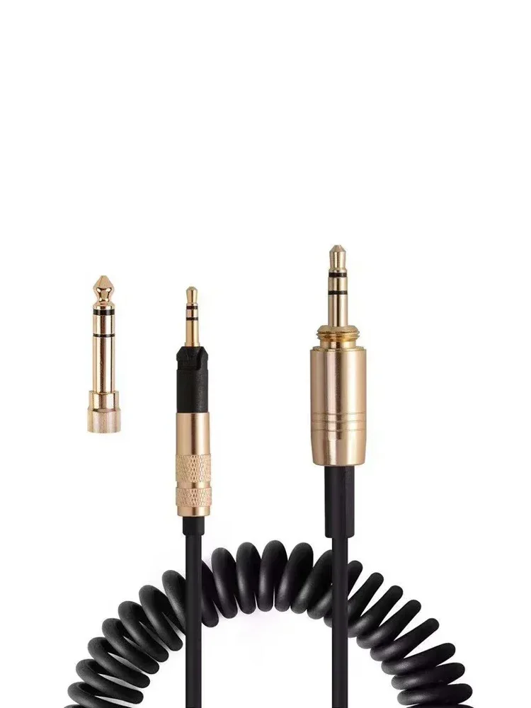 Gorąco sprzedający się kabel audio do słuchawek Audio Technica ATH-M60X ATH-M50x ATH-M40x ATH-M70x Kabel audio 2,5 mm do 3,5 mm + 6,35 mm