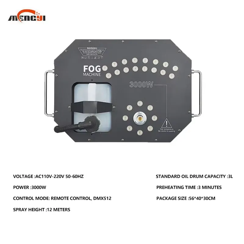 عالية الطاقة 3000 واط آلة عمود الغاز بار المرحلة العمودي رذاذ آلة لصنع الدخان التحكم عن بعد ثاني أكسيد الكربون Led آلة لصنع الدخان