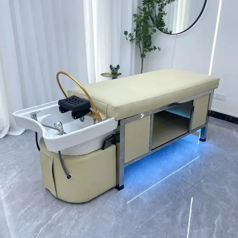 سبا حديث سماعة الرأس سبا تايلاندية تدليك شامبو سرير حمام صالون الشعر