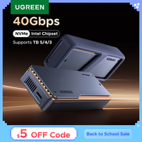 NEW! UGREEN Intel Chipset 40Gbps NVMe SSD Case SSD Enclosure M.2 to USB4.0 Adapter for M.2 NVME PCIE Aluminum Case