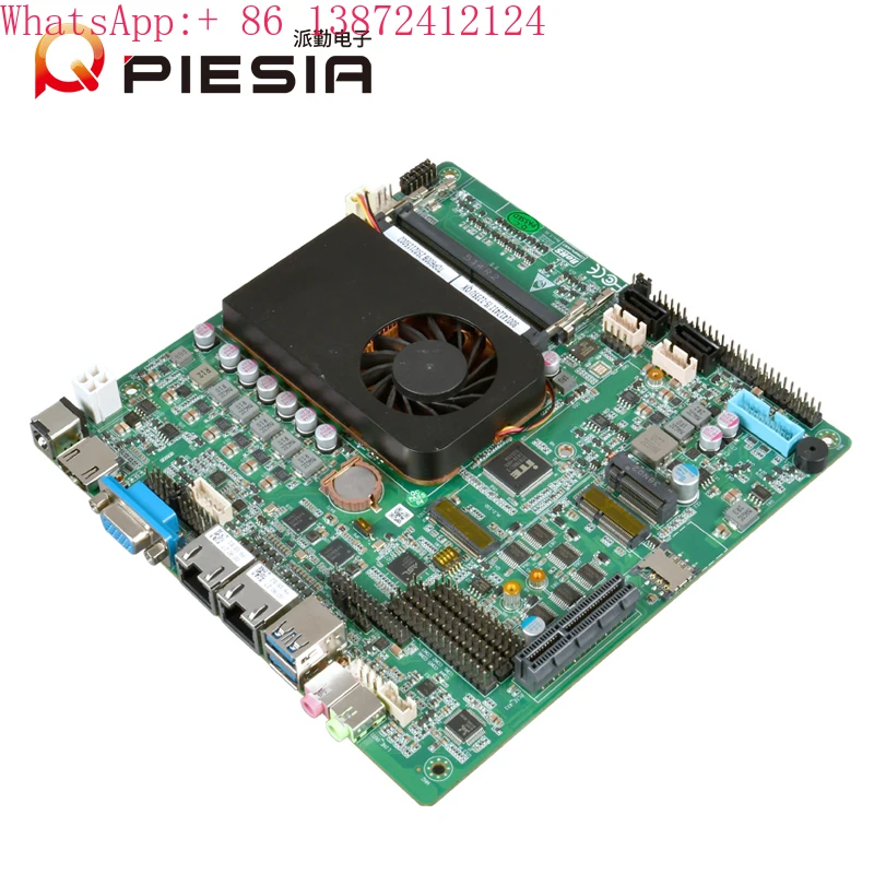

Piesia 12th Gen Core I5 Industrial PC Mainboard 2LAN DDR5 6*COM LVDS PCIE_4X X86 Mini ITX Motherboard for Kiosk Vending Machine