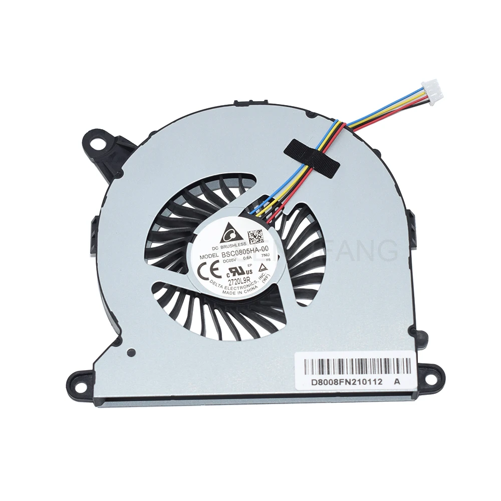 New CPU Cooling Fan For Intel NUC8I7BEH NUC8 I3 I5 I7 Computer Fan BSC0805HA-00 DC05V 0.60A 1Z24L9R 4 PIN