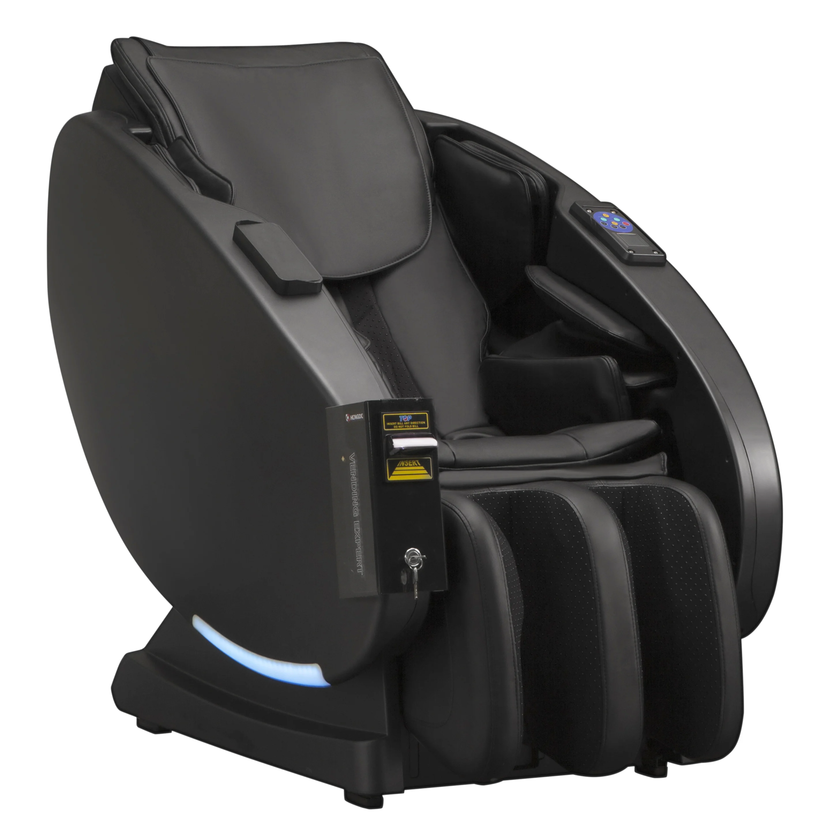 

HENGDE 2024 New Unibody Vending Massage Chair Coin Paper Notes Credit Card L-Track Coins Paper Notes Vending Massage Chair