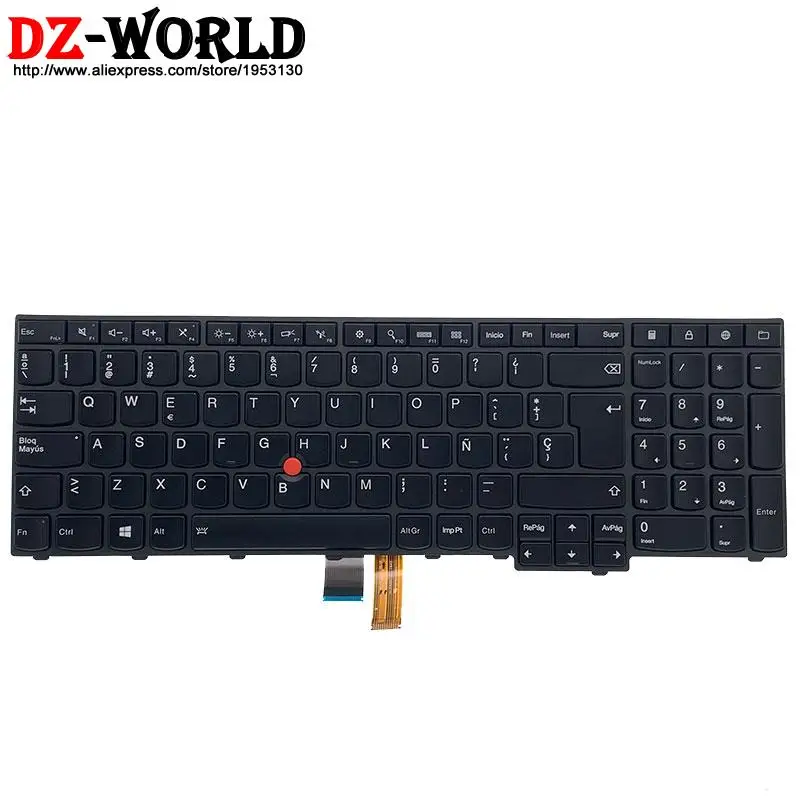 Imagem -04 - Teclado Retroiluminado Espanhol sp Lenovo Thinkpad P50s T560 W540 T540p W541 T550 W550s L540 L560 L570 E531 E540 04y2475