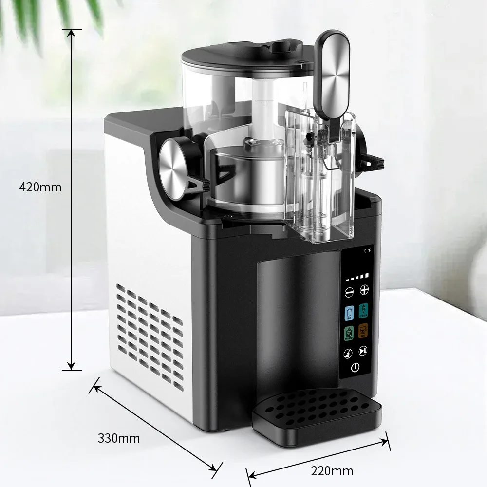 Multifunction Smart Soft Serve Ice Cream Maker Slush Machine Touch Control Frozen Drink Blender Smoothie Maker for Kitchen
