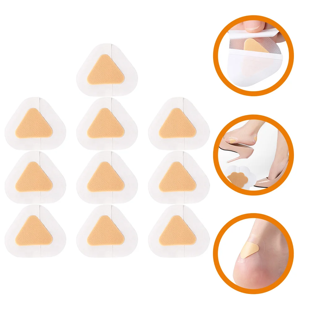 

10 Pcs Waterproof Blister Heel Inserts for Loose Shoes Protectors Anti Drop Bandage