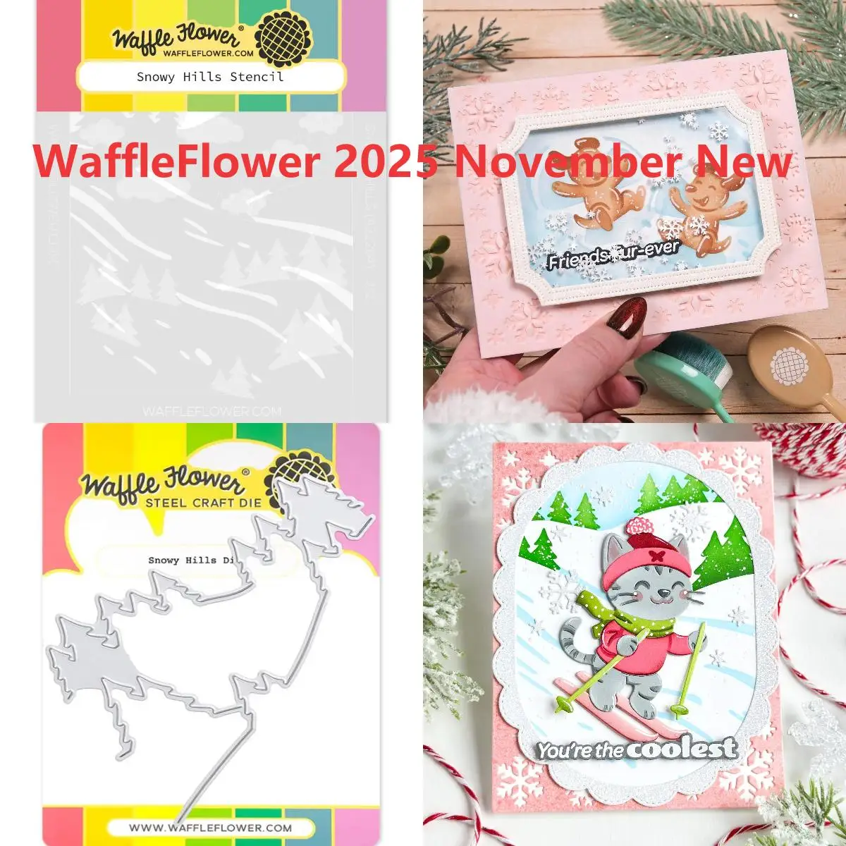 

WaffleFlower Cats and Birds Dies For DIY Scrapbooking Crafts Maker Photo Album Template Handmade Decoration
