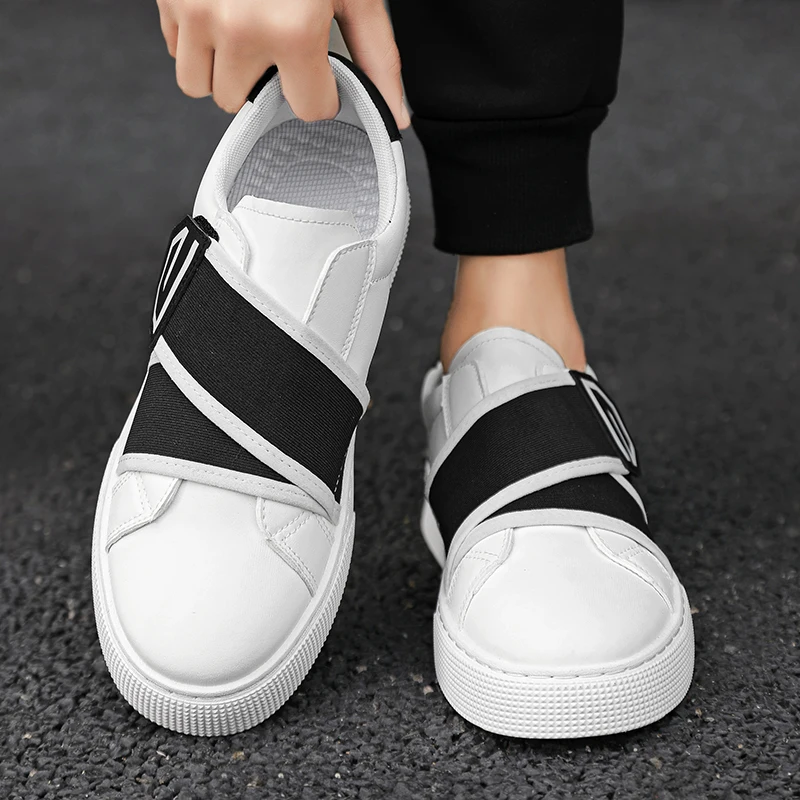 New Men Business Casual Shoes Fashion Anti Slip Outdoor Sneakers Comfortable Wear-resistant Walking Shoes Leather Walking Shoes image 5
